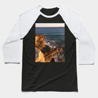 Blue beach waves Baseball T-Shirt